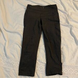 Athleta Small Tall Balance Capri heather gray style 964552